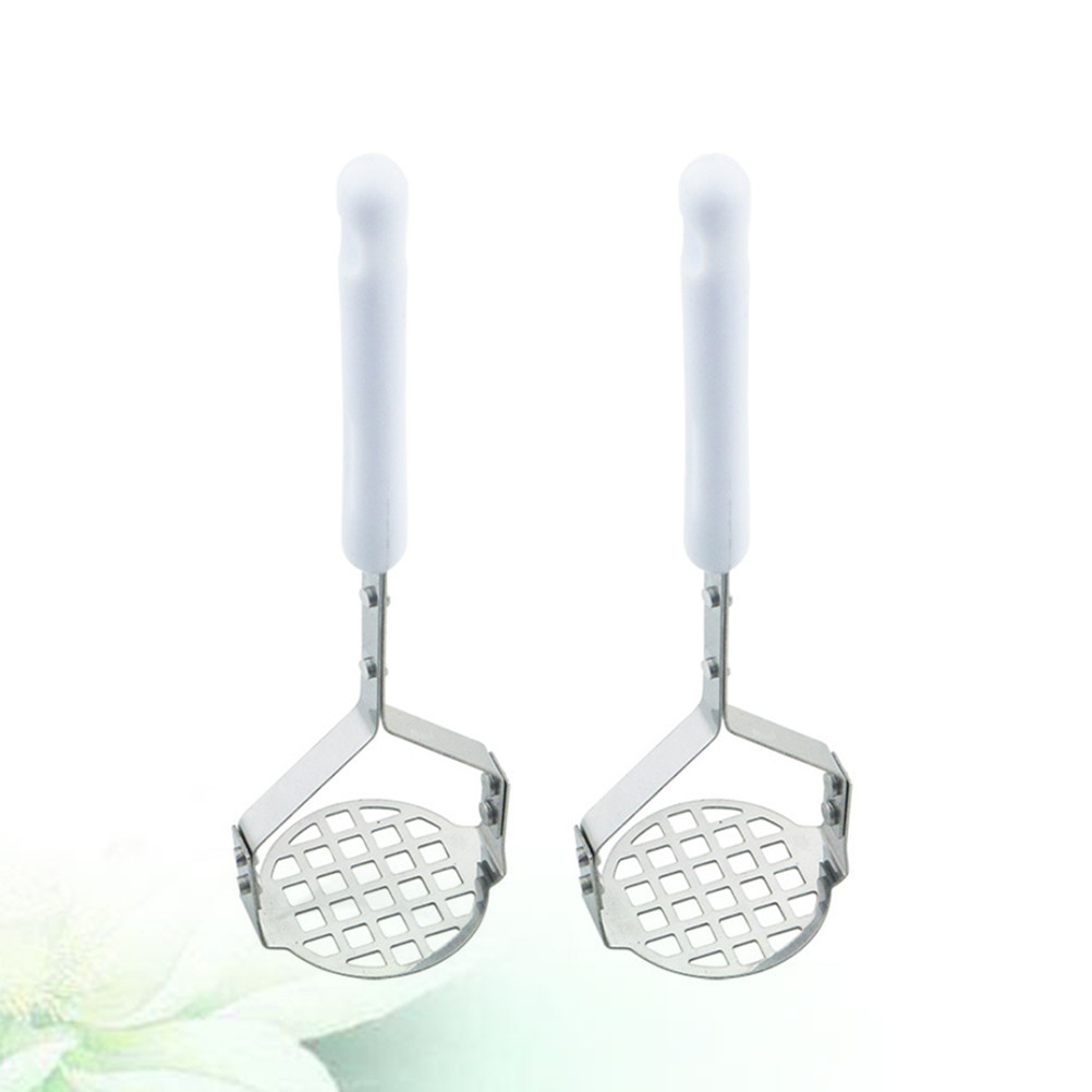 Cherry Pitter Tool - 2Pcs Manual Potato Presser Stainless Steel