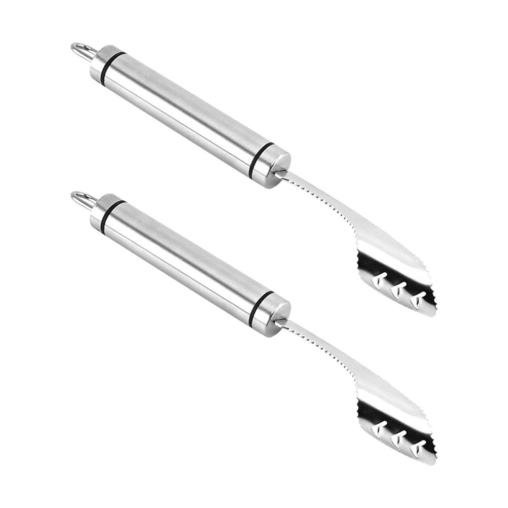 Cherry Pitter Tool - 2Pcs Stainless Steel Chili Corer Remover