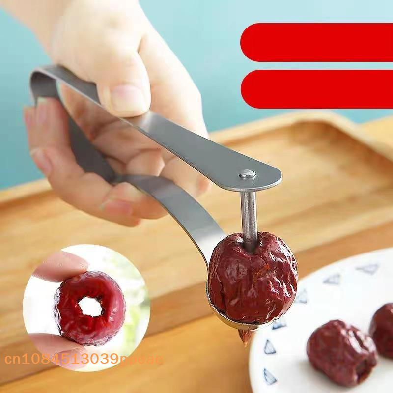 Cherry Pitter Tool - {QTG333} Cherry Pitter Stainless Steel Jujube