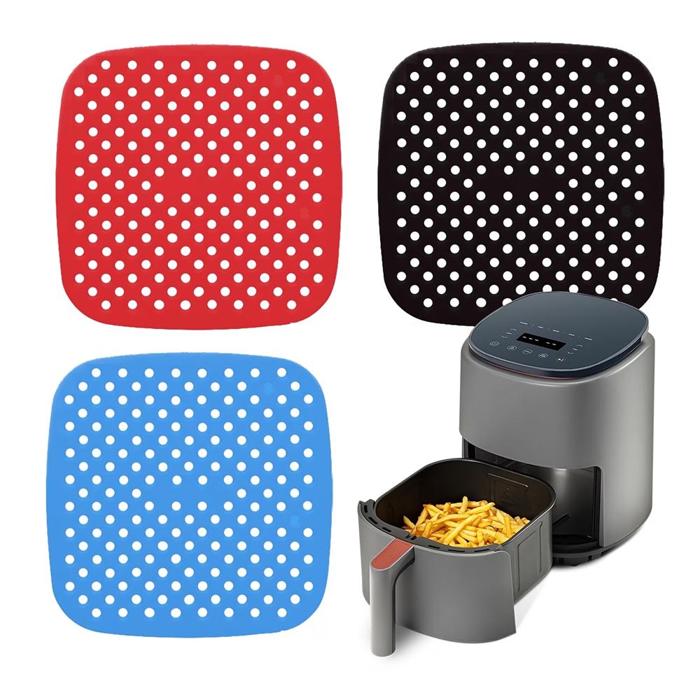 Reusable Air Fryer Pad, Silico - Silicone Baking Mat reseña y precio