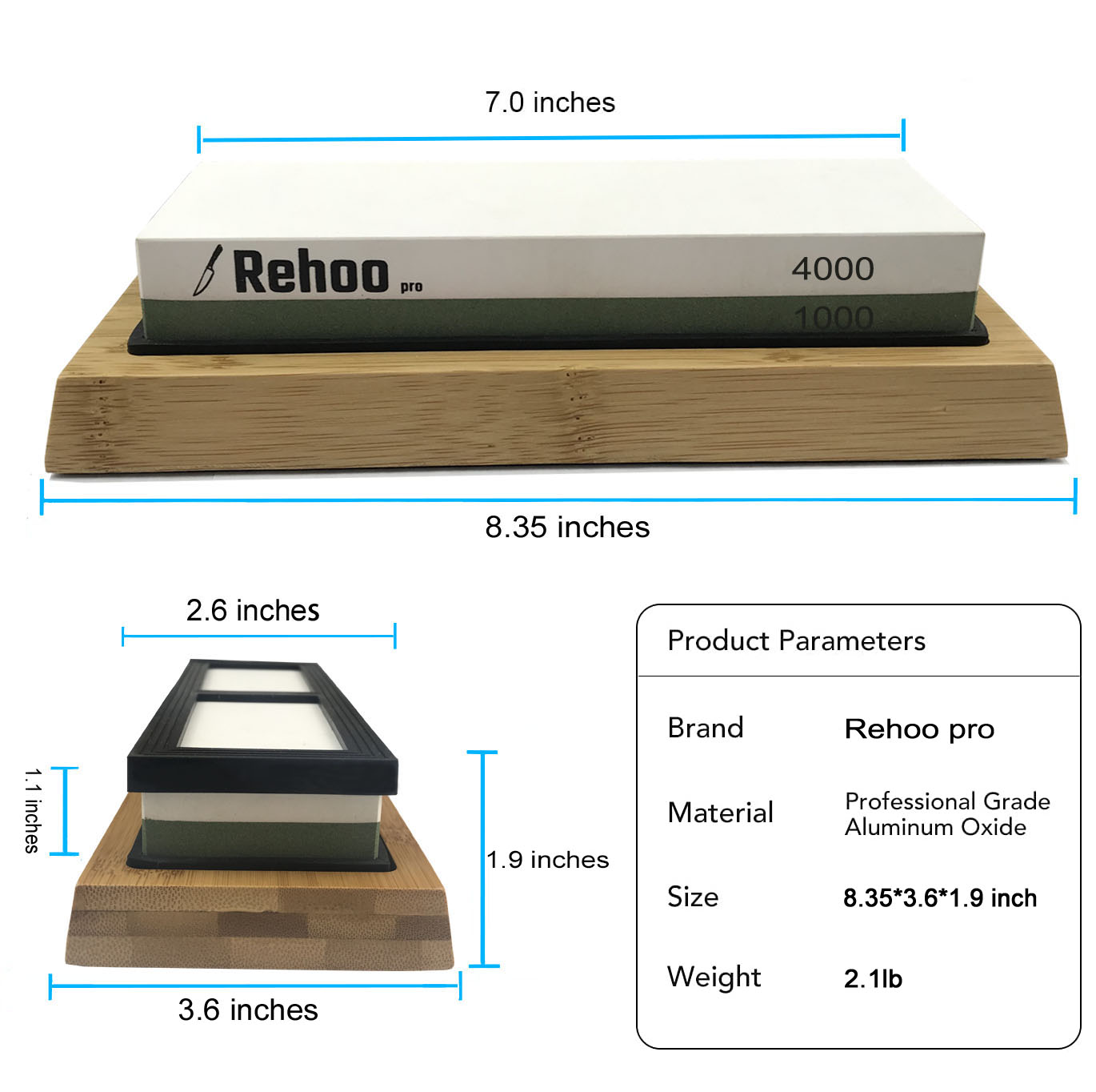Rehoo Double-sided Sharpening  - Kitchen Gadgets Set reseña y precio