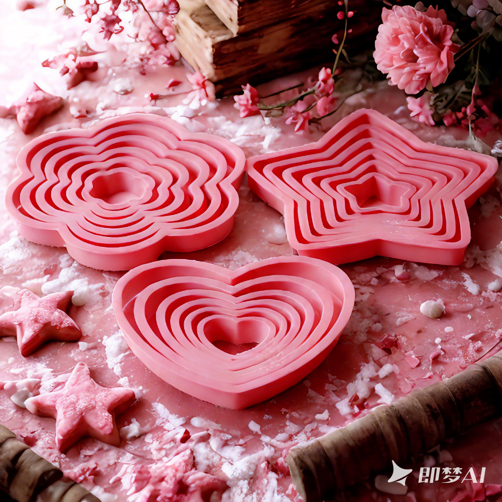 1set/3sets Pink Heart Star Flo - Kitchen Gadgets Set reseña y precio
