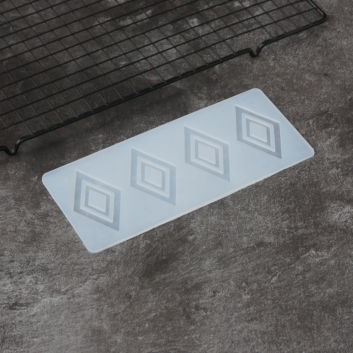 Hollow Out Rhombus Pattern Cho - Silicone Baking Mat reseña y precio