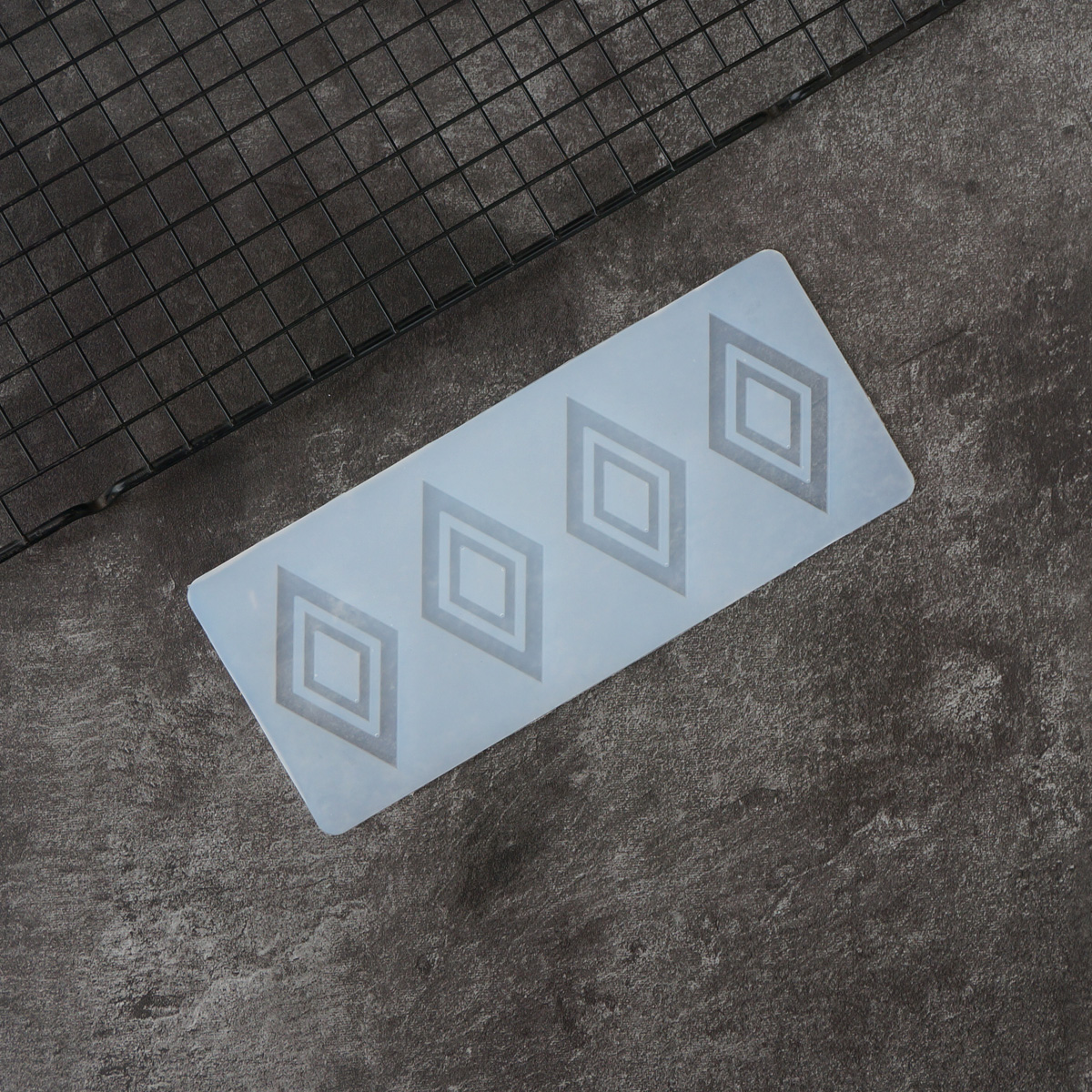 Hollow Out Rhombus Pattern Cho - Silicone Baking Mat reseña y precio