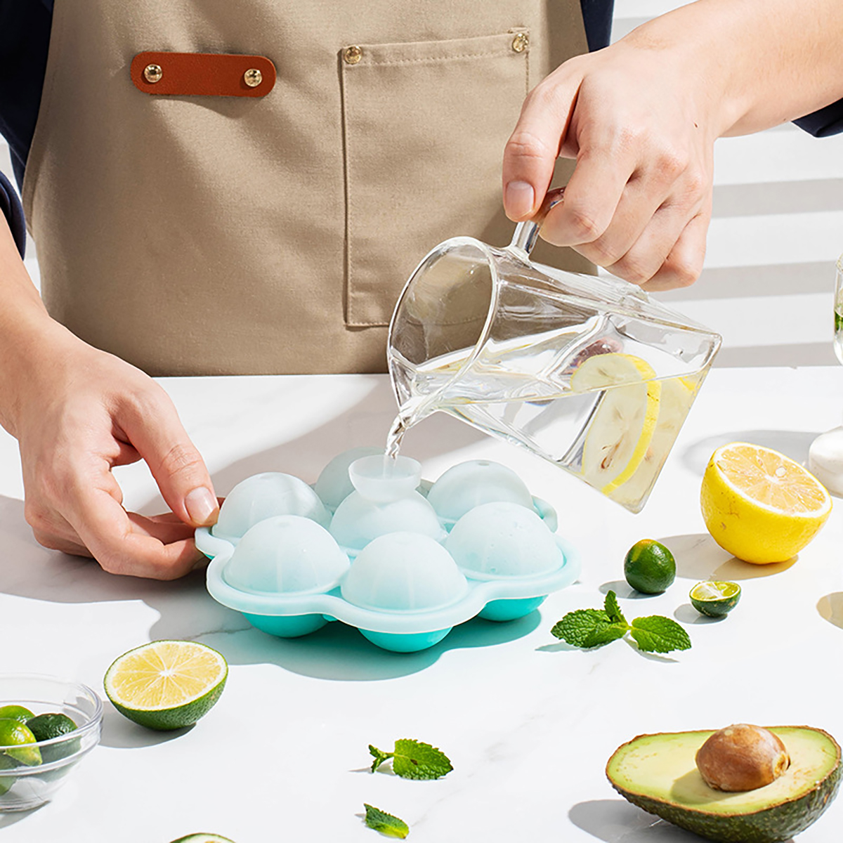 1pc Spherical Silicone Ice Gri - Kitchen Gadgets Baking reseña y precio