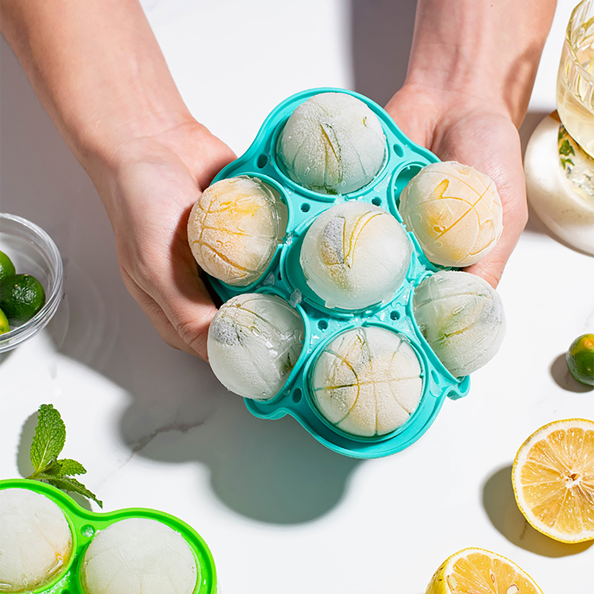 1pc Spherical Silicone Ice Gri - Kitchen Gadgets Baking reseña y precio