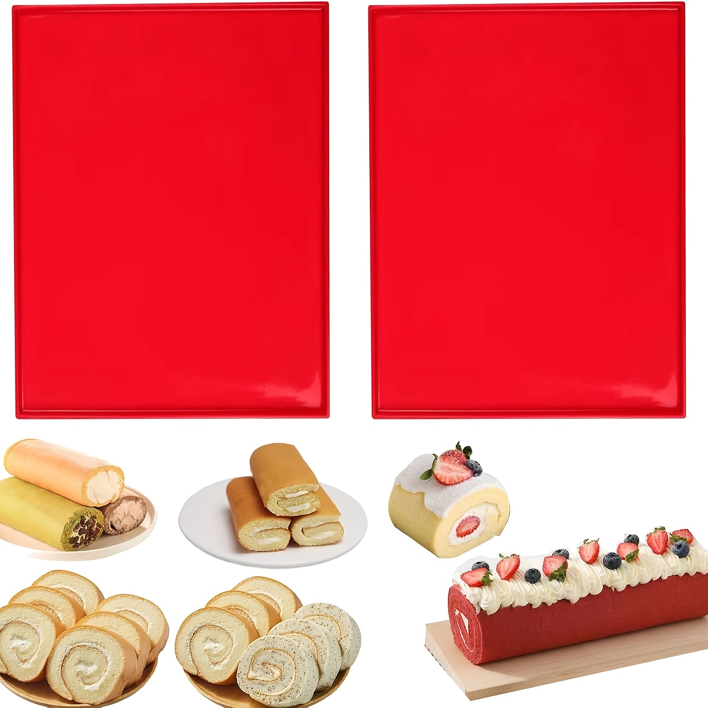 2 Silicone Baking Mats for Swi - Silicone Baking Mat reseña y precio