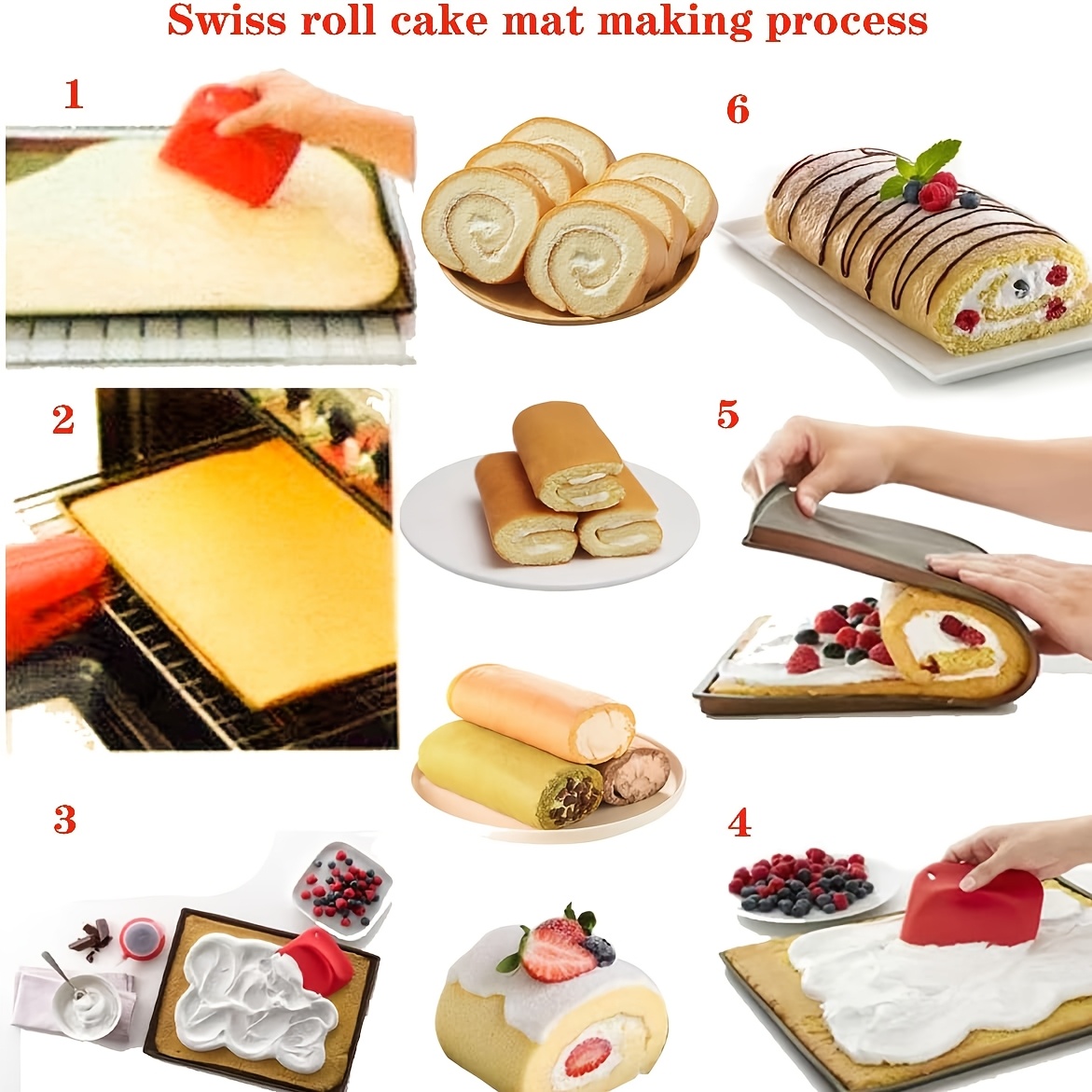 2 Silicone Baking Mats for Swi - Silicone Baking Mat reseña y precio