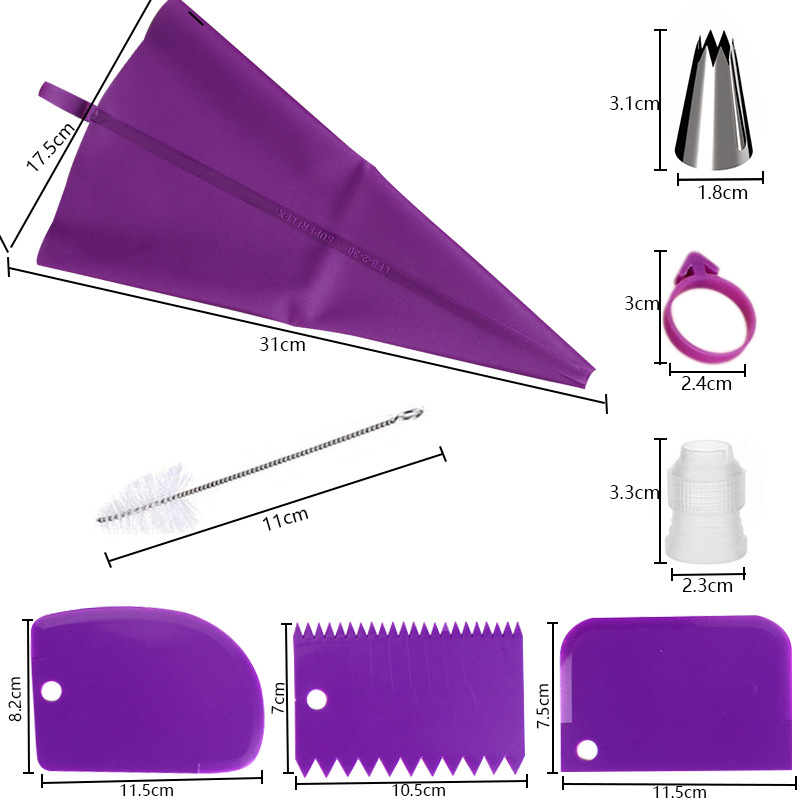 Stainless Steel Cake Decoratin - Kitchen Gadgets Set reseña y precio