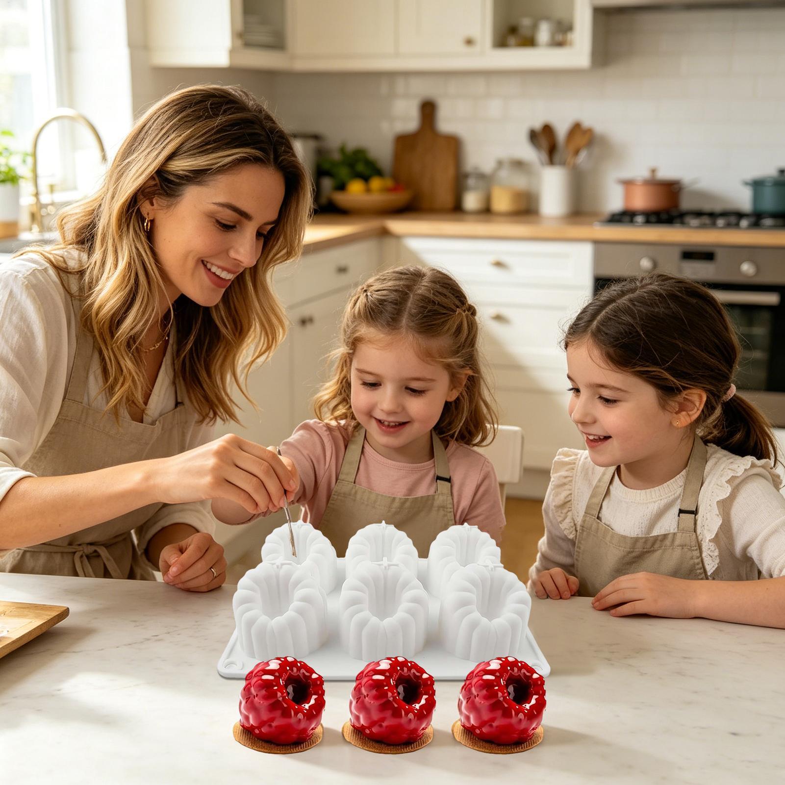 Raspberry Silicone Mold 3D Ras - Silicone Baking Mat reseña y precio
