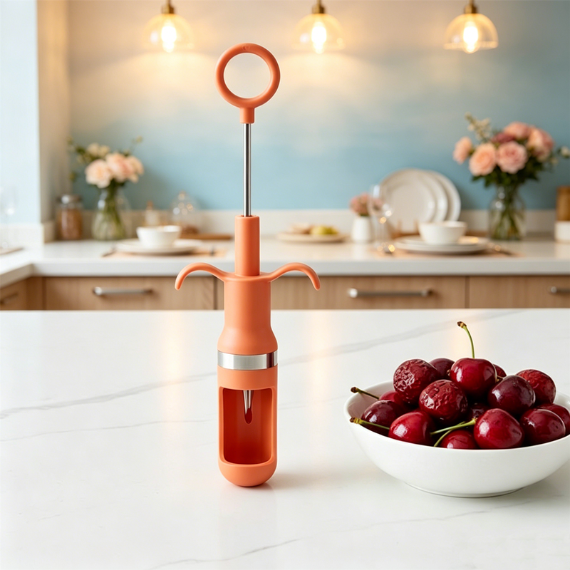 One-Second Cherry Pitter Stain - Kitchen Gadgets Baking reseña y precio