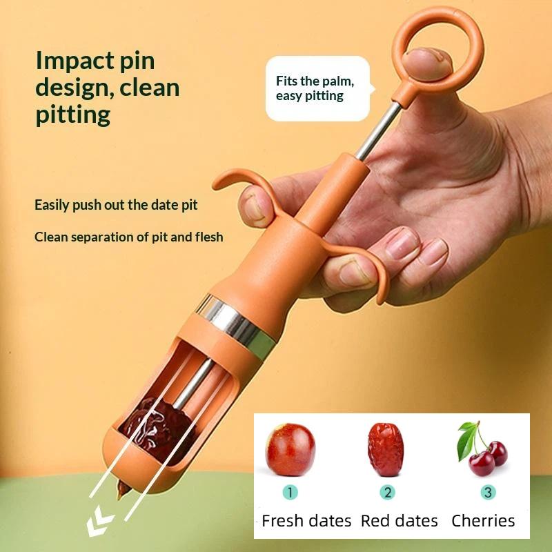 One-Second Cherry Pitter Stain - Kitchen Gadgets Baking reseña y precio