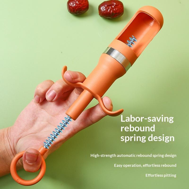 One-Second Cherry Pitter Stain - Kitchen Gadgets Baking reseña y precio