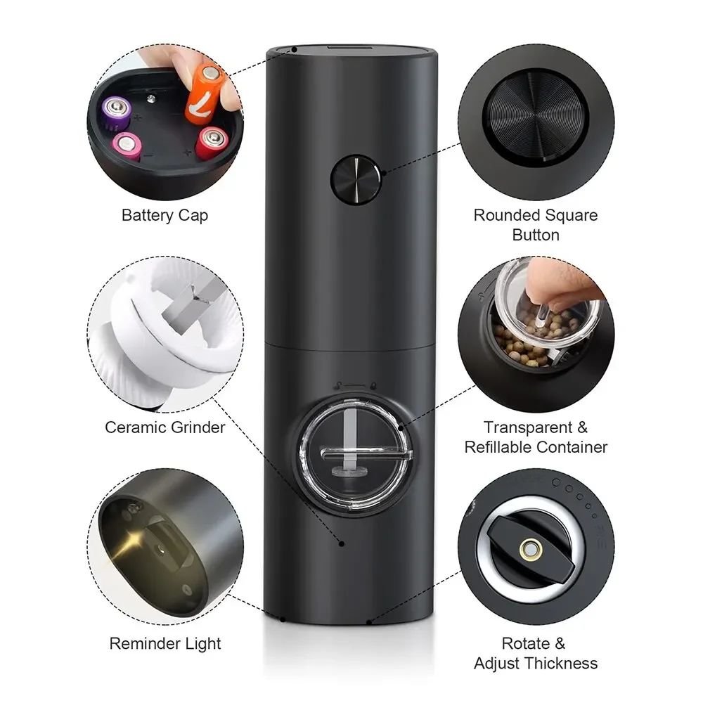 Electric Salt And Pepper Grind - Kitchen Gadgets Electric reseña y precio