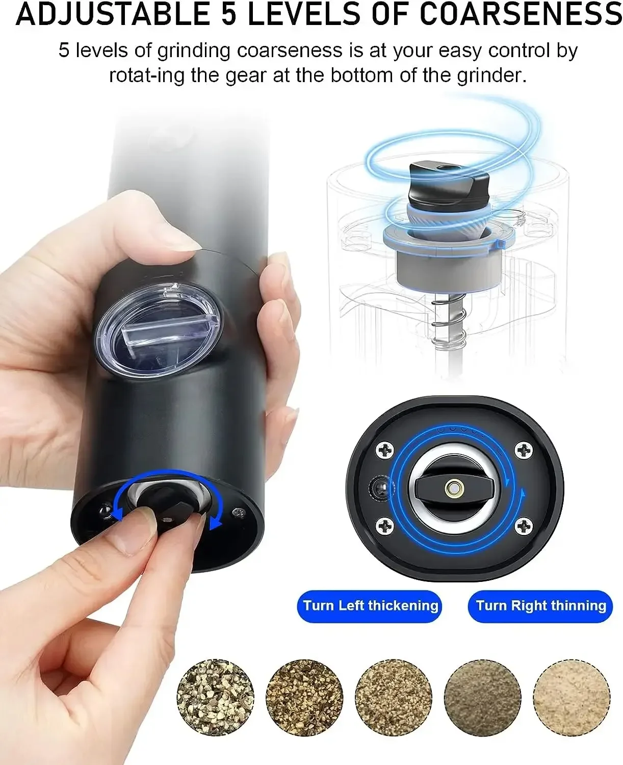 Electric Salt And Pepper Grind - Kitchen Gadgets Electric reseña y precio