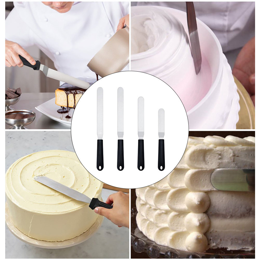 4Pcs Icing Spatula Set Plastic - Kitchen Gadgets Set reseña y precio