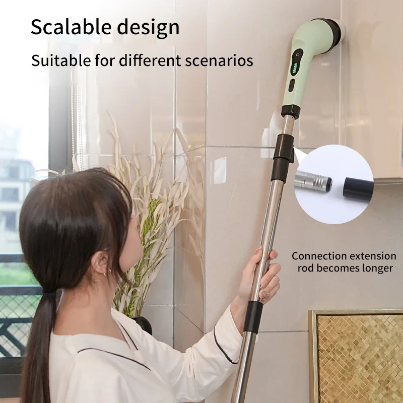 9-in-1 Electric Cleaning Brush - Kitchen Gadgets Electric reseña y precio