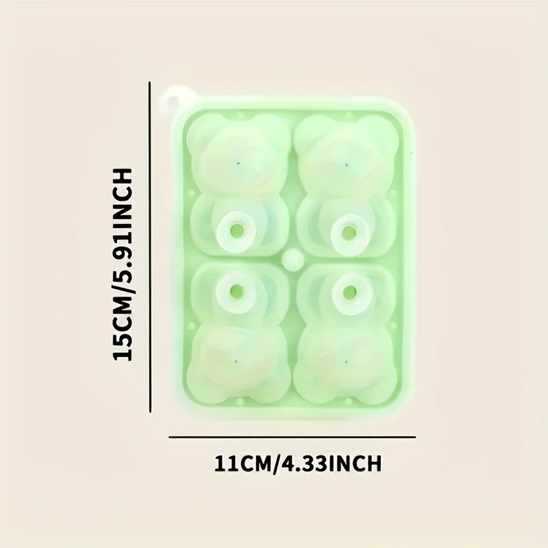 Silicone Material 3D Bear Shap - Kitchen Gadgets Baking reseña y precio
