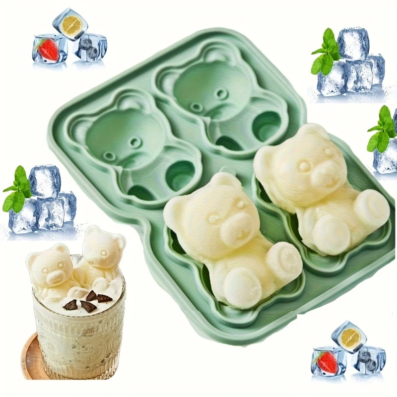 Silicone Material 3D Bear Shap - Kitchen Gadgets Baking reseña y precio