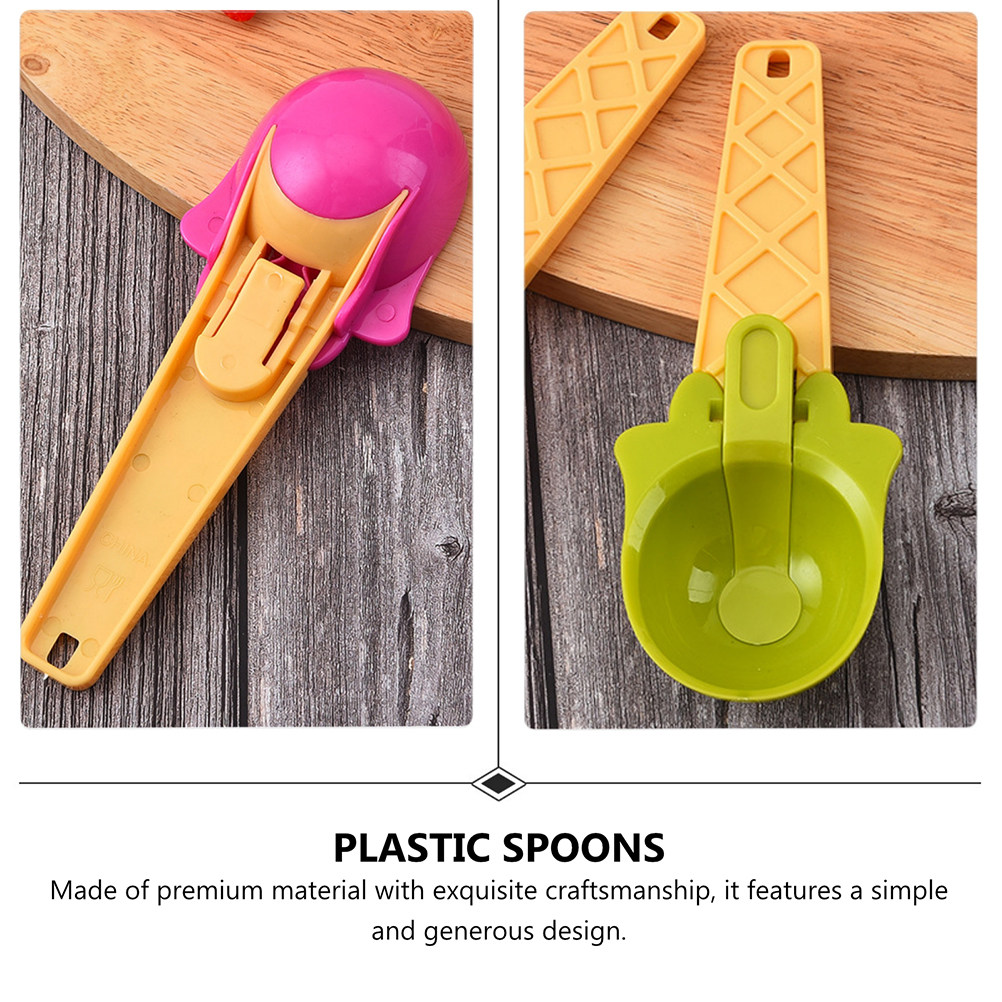4Pcs Premium Plastic Ice Cream - Cherry Pitter Tool reseña y precio