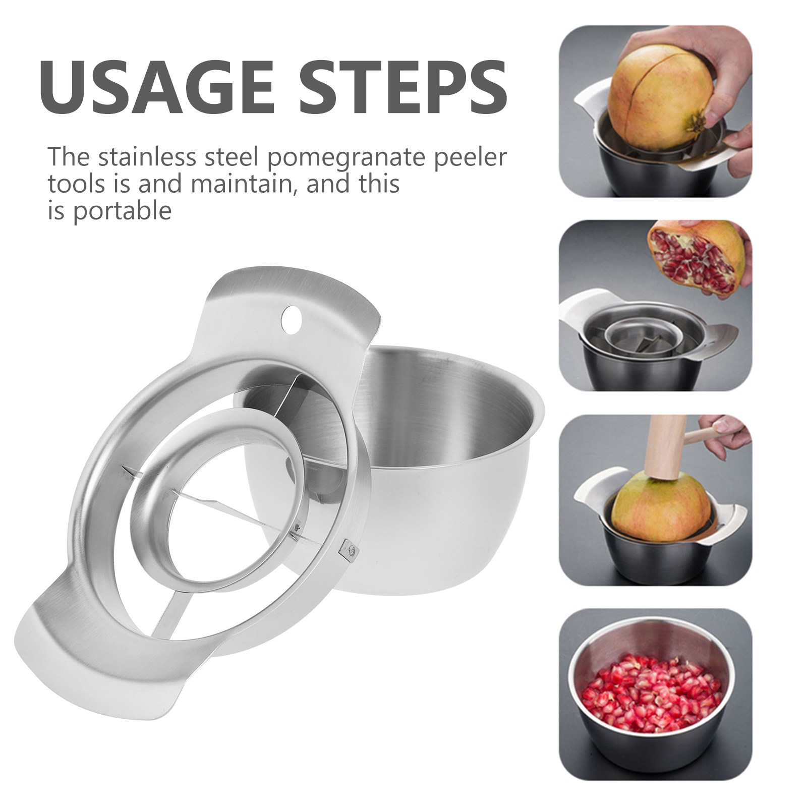 1Set Kitchen Pomegranate Peele - Cherry Pitter Tool reseña y precio