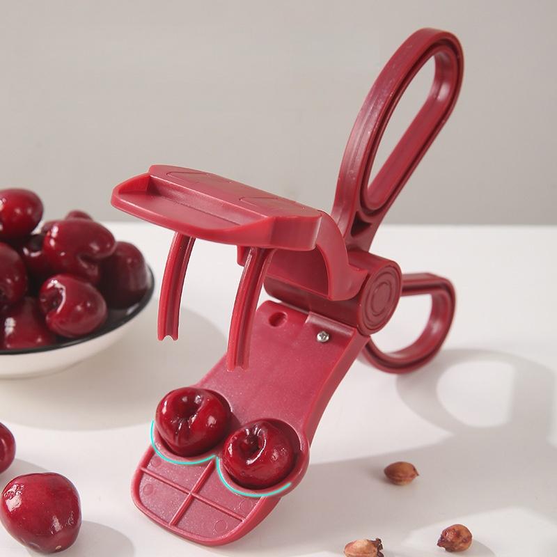 Ergonomic Handle Cherry Pit Re - Cherry Pitter Tool reseña y precio