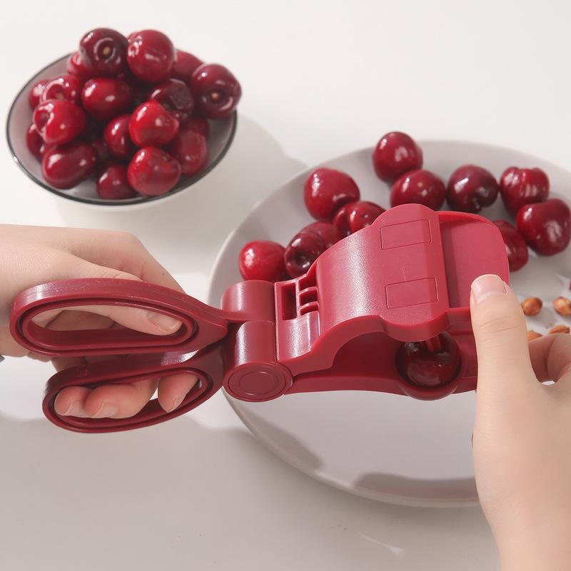 Ergonomic Handle Cherry Pit Re - Cherry Pitter Tool reseña y precio