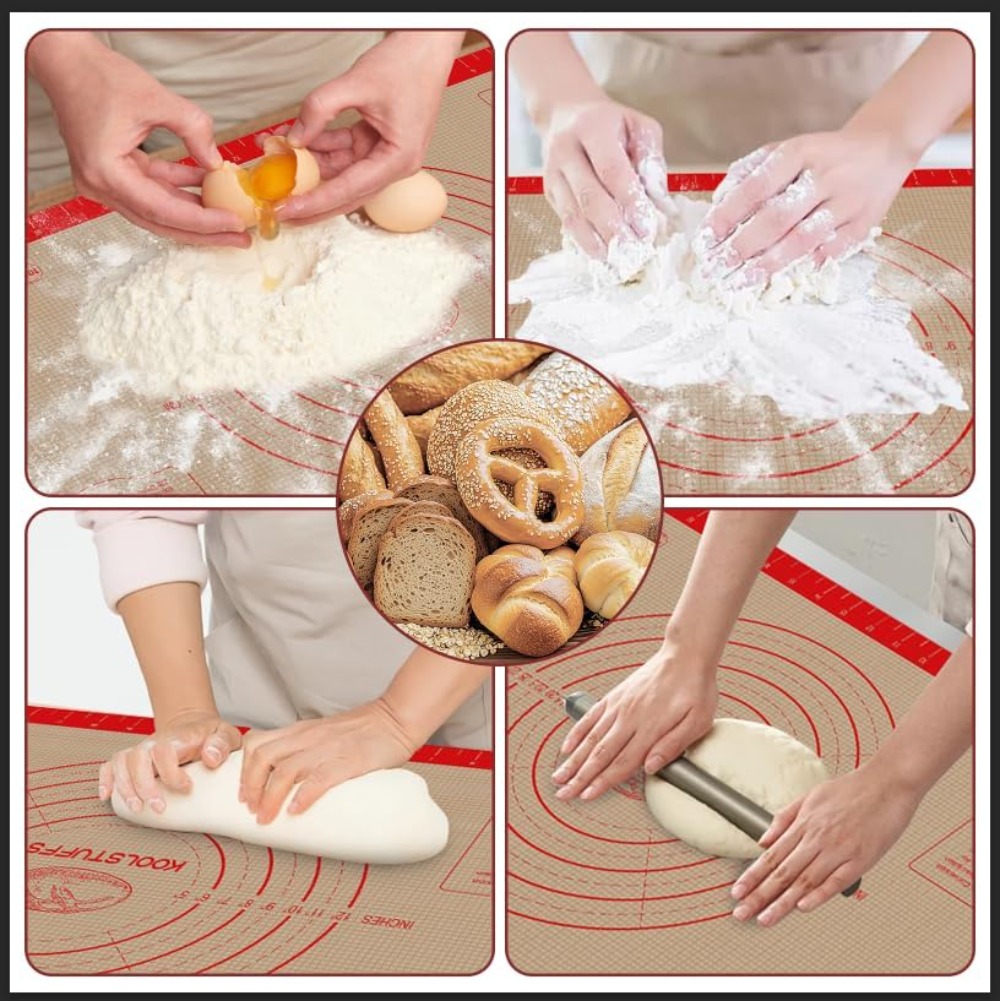 0.7mm Non Slip Silicone Pastry - Silicone Baking Mat reseña y precio