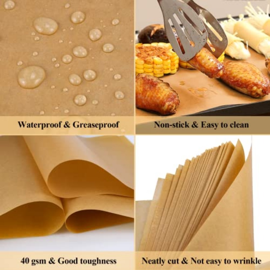 100PCS Unbleached Parchment Pa - Kitchen Gadgets Baking reseña y precio