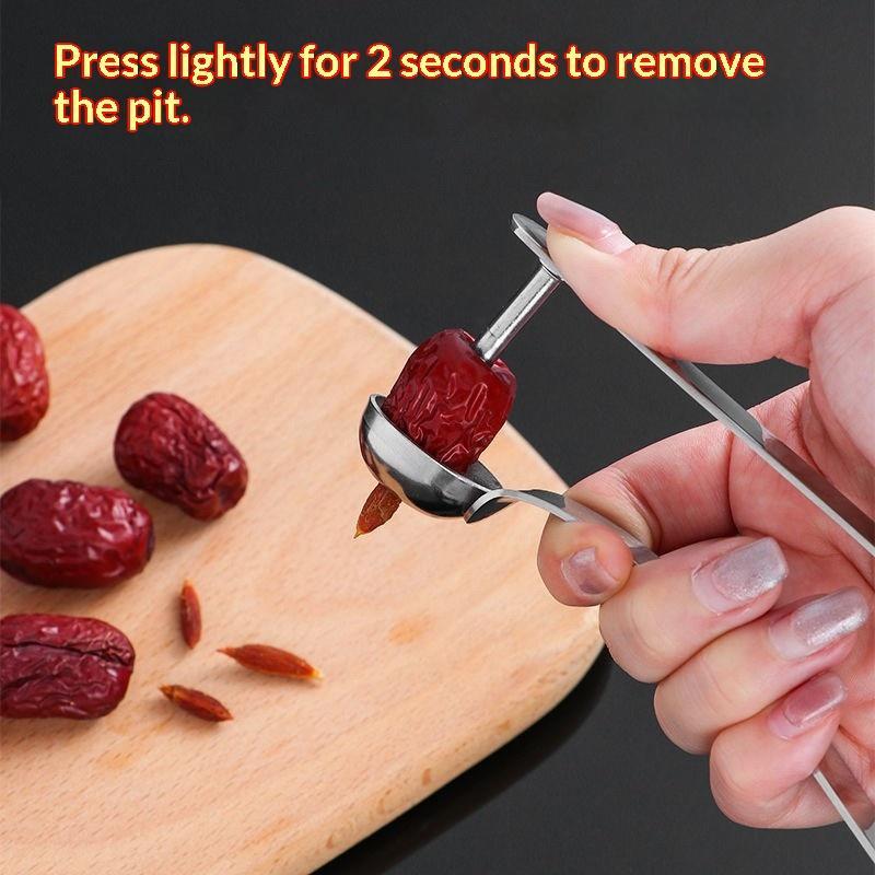 Stainless Steel Date Pitter To - Cherry Pitter Tool reseña y precio
