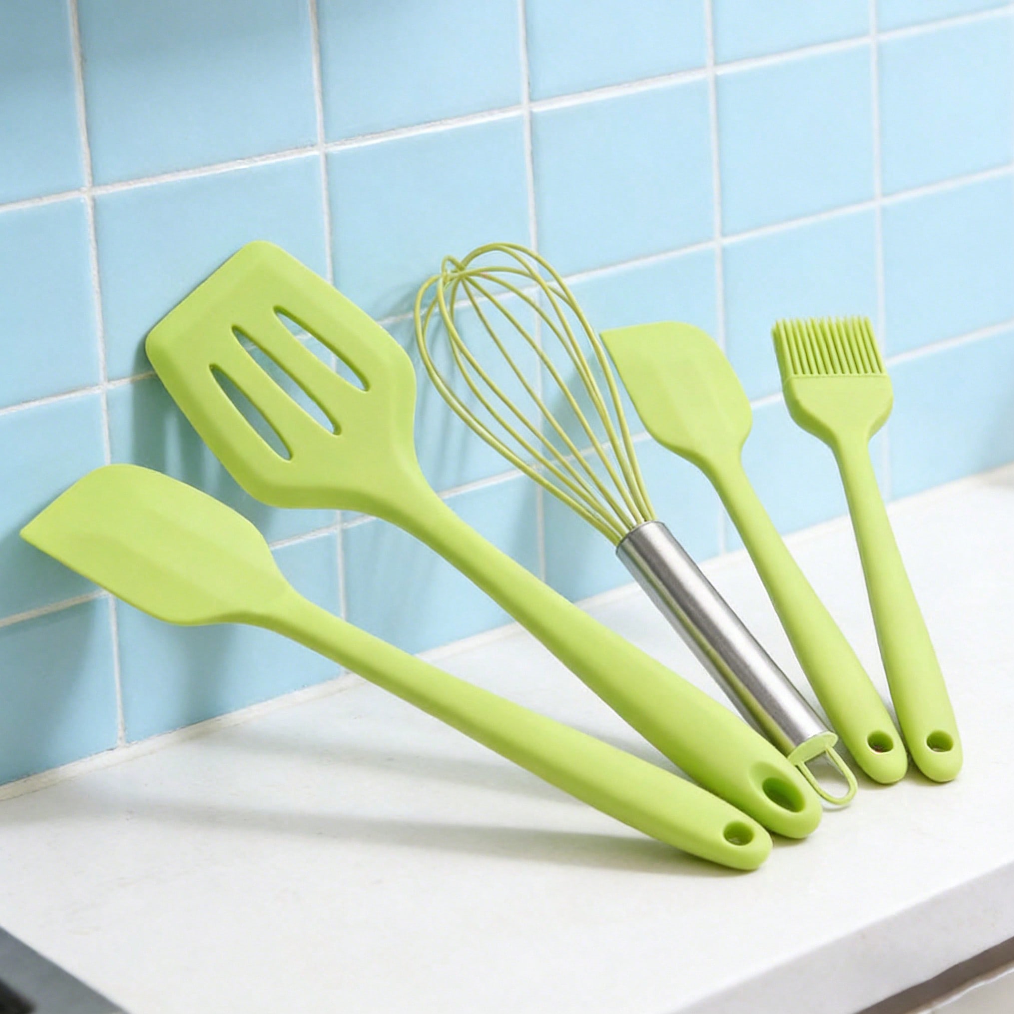 Silicone Cooking Utensils Set, - Kitchen Gadgets Baking reseña y precio