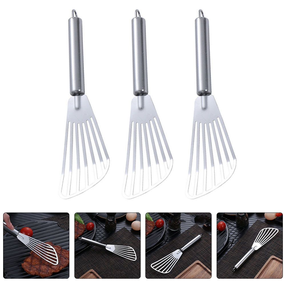 3pcs Stainless Steel Spatula F - Kitchen Gadgets Baking reseña y precio